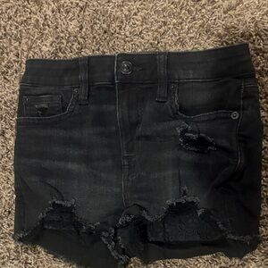 American Eagle Outfitters Black Jean Shorts